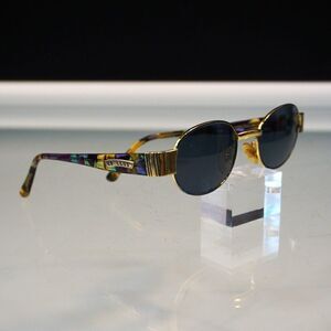 LE CLUB Sunglasses Vintage 90s Made In Italy Unisex Sunnies Model 1172 50 OR/BC